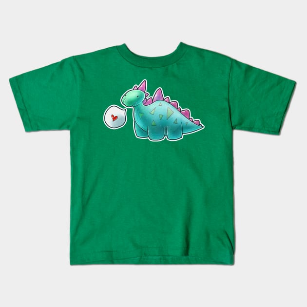 Baby Dinosaur Kids T-Shirt by saradaboru